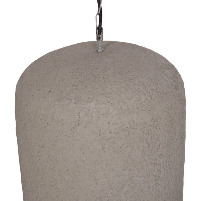 ΦΩΤΙΣΤΙΚΟ ΟΡΟΦΗΣ ΚΡΕΜΑΣΤΟ LOGKY HM4704.03L--FIBER CEMENT ΓΚΡΙ 35x35x67Υεκ