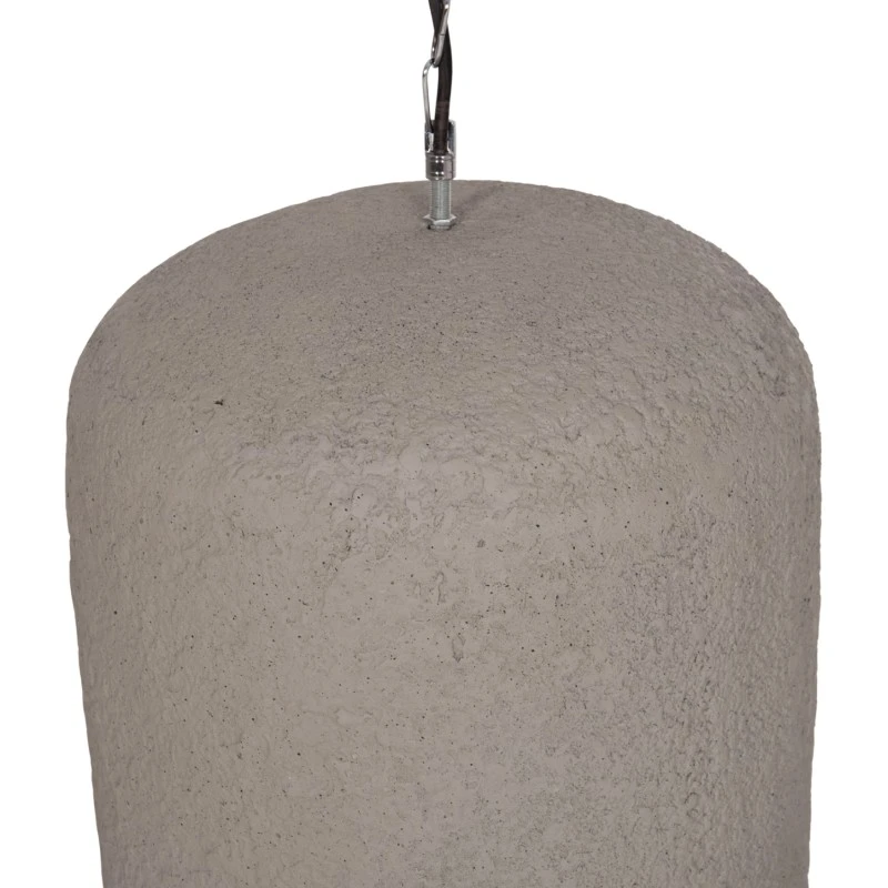 ΦΩΤΙΣΤΙΚΟ ΟΡΟΦΗΣ ΚΡΕΜΑΣΤΟ LOGKY HM4704.03L--FIBER CEMENT ΓΚΡΙ 35x35x67Υεκ