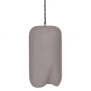 ΦΩΤΙΣΤΙΚΟ ΟΡΟΦΗΣ ΚΡΕΜΑΣΤΟ LOGKY HM4704.03S--FIBER CEMENT ΓΚΡΙ Φ24x47Υεκ