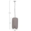 ΦΩΤΙΣΤΙΚΟ ΟΡΟΦΗΣ ΚΡΕΜΑΣΤΟ LOGKY HM4704.03S--FIBER CEMENT ΓΚΡΙ Φ24x47Υεκ