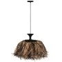 ΦΩΤΙΣΤΙΚΟ ΟΡΟΦΗΣ ORDEM HM4716 ΚΑΠΕΛΟ ΙΝΕΣ SISAL & ΜΠΑΝΑΝΑΣ-ΜΑΥΡΟ & ΦΥΣΙΚΟ Φ60x50Υεκ