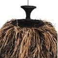 ΦΩΤΙΣΤΙΚΟ ΟΡΟΦΗΣ ORDEM HM4716 ΚΑΠΕΛΟ ΙΝΕΣ SISAL & ΜΠΑΝΑΝΑΣ-ΜΑΥΡΟ & ΦΥΣΙΚΟ Φ60x50Υεκ