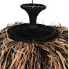 ΦΩΤΙΣΤΙΚΟ ΟΡΟΦΗΣ ORDEM HM4716 ΚΑΠΕΛΟ ΙΝΕΣ SISAL & ΜΠΑΝΑΝΑΣ-ΜΑΥΡΟ & ΦΥΣΙΚΟ Φ60x50Υεκ