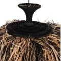 ΦΩΤΙΣΤΙΚΟ ΟΡΟΦΗΣ ORDEM HM4716 ΚΑΠΕΛΟ ΙΝΕΣ SISAL & ΜΠΑΝΑΝΑΣ-ΜΑΥΡΟ & ΦΥΣΙΚΟ Φ60x50Υεκ