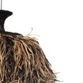 ΦΩΤΙΣΤΙΚΟ ΟΡΟΦΗΣ ORDEM HM4716 ΚΑΠΕΛΟ ΙΝΕΣ SISAL & ΜΠΑΝΑΝΑΣ-ΜΑΥΡΟ & ΦΥΣΙΚΟ Φ60x50Υεκ