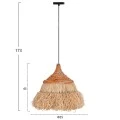 ΦΩΤΙΣΤΙΚΟ ΟΡΟΦΗΣ SIFO HM4714 ΚΑΠΕΛΟ ΙΝΕΣ SISAL & ΜΠΑΝΑΝΑΣ-ΦΥΣΙΚΟ & MIX Φ35x45Υεκ.