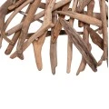 ΦΩΤΙΖΟΜΕΝΟ ΔΙΑΚΟΣΜΗΤΙΚΟ ΤΟΙΧΟΥ DREAMER HM4422 DRIFTWOOD ΜΕ ΤΑΙΝΙΑ LED Φ90x7(πάχος)εκ