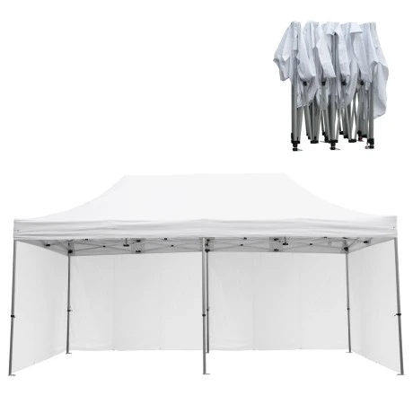 GAZEBO ΕΠΑΓΓΕΛΜΑΤΙΚΟ ΒΑΡΕΩΣ ΤΥΠΟΥ CRESSEN HM21099.01 ΠΤΥΣΣΟΜΕΝΟ ΑΛΟΥΜΙΝΙΟΥ 3x6x3,4Yμ