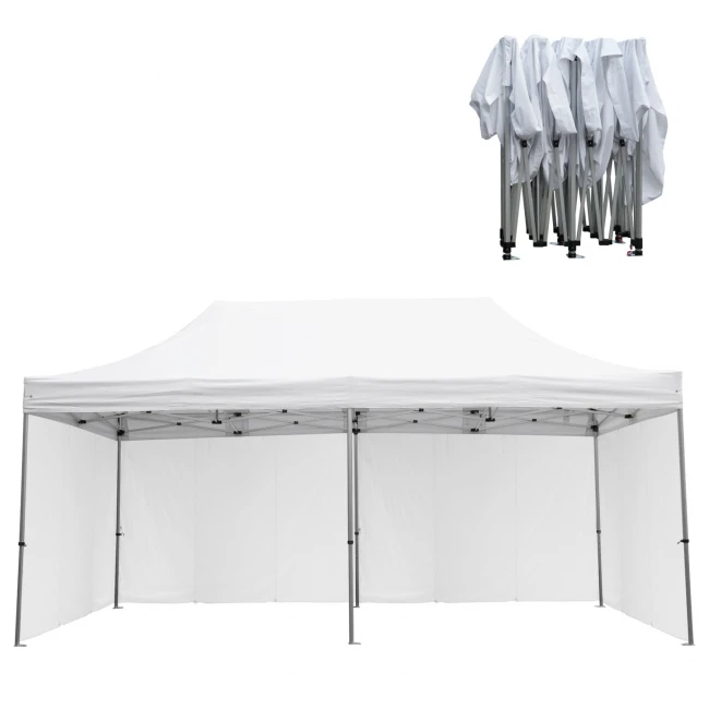 GAZEBO ΕΠΑΓΓΕΛΜΑΤΙΚΟ ΒΑΡΕΩΣ ΤΥΠΟΥ CRESSEN HM21099.01 ΠΤΥΣΣΟΜΕΝΟ ΑΛΟΥΜΙΝΙΟΥ 3x6x3,4Yμ