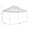 GAZEBO ΕΠΑΓΓΕΛΜΑΤΙΚΟ ΒΑΡΕΩΣ ΤΥΠΟΥ CRESSEN HM6306 ΠΤΥΣΣΟΜΕΝΟ ΑΛΟΥΜΙΝΙΟΥ 3x4,5x3,4Y