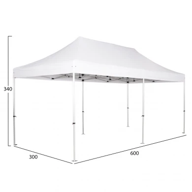 GAZEBO ΕΠΑΓΓΕΛΜΑΤΙΚΟ ΒΑΡΕΩΣ ΤΥΠΟΥ CRESSEN HM6307 ΠΤΥΣΣΟΜΕΝΟ ΑΛΟΥΜΙΝΙΟΥ 3x6x3,4Y