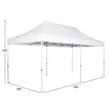 GAZEBO ΕΠΑΓΓΕΛΜΑΤΙΚΟ ΒΑΡΕΩΣ ΤΥΠΟΥ CRESSEN HM6307 ΠΤΥΣΣΟΜΕΝΟ ΑΛΟΥΜΙΝΙΟΥ 3x6x3,4Y
