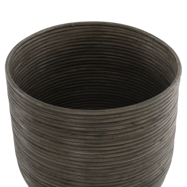 ΓΛΑΣΤΡΑ ΑΠΟ RATTAN ΚΑΙ BAMBOO HM7724 36Χ35Χ95Yεκ.ΦΥΣΙΚΟ - ΠΡΑΣΙΝΟ