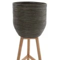 ΓΛΑΣΤΡΑ ΑΠΟ RATTAN ΚΑΙ BAMBOO HM7815 31x30x80Yεκ. ΦΥΣΙΚΟ - ΠΡΑΣΙΝΟ