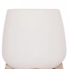 ΓΛΑΣΤΡΑ ΕΣ.ΧΩΡΟΥ FRELLO HM4674.02S ΛΕΥΚΟ FIBER CEMENT--TEAK ΒΑΣΗ 14,5x14,5x16Υεκ.