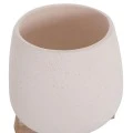 ΓΛΑΣΤΡΑ ΕΣ.ΧΩΡΟΥ FRELLO HM4674.02S ΛΕΥΚΟ FIBER CEMENT--TEAK ΒΑΣΗ 14,5x14,5x16Υεκ.