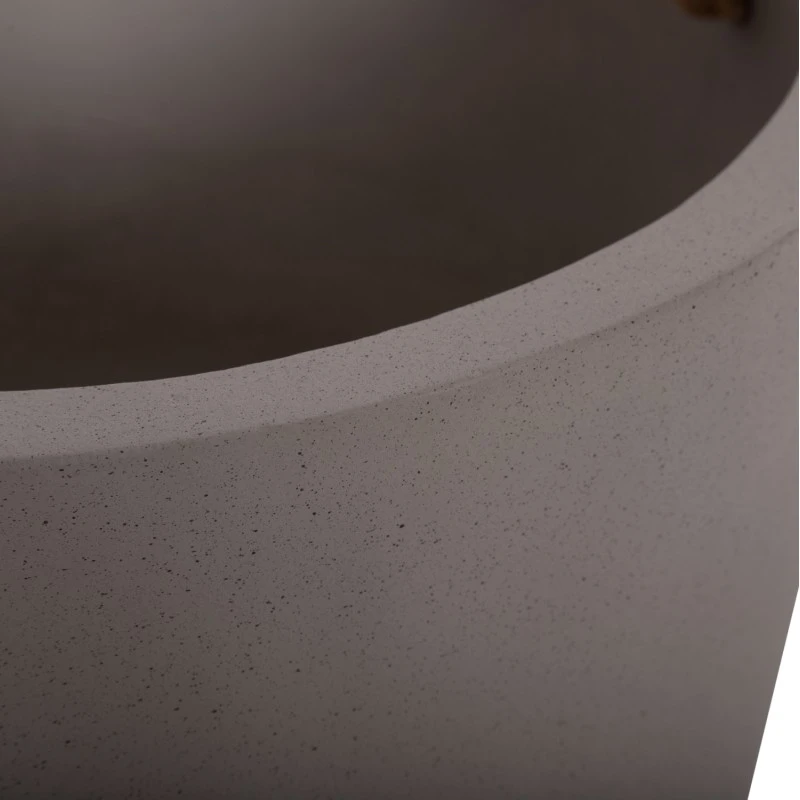 ΓΛΑΣΤΡΑ ΕΣ. ΧΩΡΟΥ ΣΕΙΡΑ TRYLL HM4690L FIBER CEMENT ΓΚΡΙ & ΣΧΟΙΝΙ Φ40x25,5Υεκ.