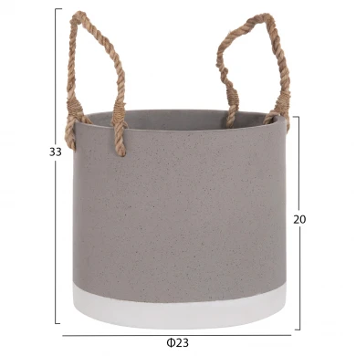 ΓΛΑΣΤΡΑ ΕΣ. ΧΩΡΟΥ ΣΕΙΡΑ TRYLL HM4690S FIBER CEMENT ΓΚΡΙ & ΣΧΟΙΝΙ Φ23x20Υεκ.