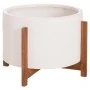 ΓΛΑΣΤΡΑ ΕΣΩΤ.ΧΩΡΟΥ HOFF HM4682.02L FIBER CEMENT ΛΕΥΚΟ-TEAK ΒΑΣΗ Φ50x35Υεκ