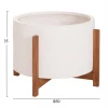 ΓΛΑΣΤΡΑ ΕΣΩΤ.ΧΩΡΟΥ HOFF HM4682.02L FIBER CEMENT ΛΕΥΚΟ-TEAK ΒΑΣΗ Φ50x35Υεκ