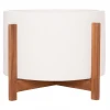 ΓΛΑΣΤΡΑ ΕΣΩΤ.ΧΩΡΟΥ HOFF HM4682.02L FIBER CEMENT ΛΕΥΚΟ-TEAK ΒΑΣΗ Φ50x35Υεκ