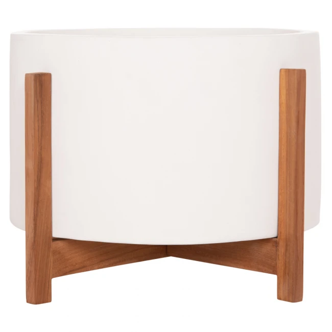 ΓΛΑΣΤΡΑ ΕΣΩΤ.ΧΩΡΟΥ HOFF HM4682.02L FIBER CEMENT ΛΕΥΚΟ-TEAK ΒΑΣΗ Φ50x35Υεκ