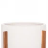 ΓΛΑΣΤΡΑ ΕΣΩΤ.ΧΩΡΟΥ HOFF HM4682.02L FIBER CEMENT ΛΕΥΚΟ-TEAK ΒΑΣΗ Φ50x35Υεκ
