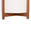 ΓΛΑΣΤΡΑ ΕΣΩΤ.ΧΩΡΟΥ HOFF HM4682.02L FIBER CEMENT ΛΕΥΚΟ-TEAK ΒΑΣΗ Φ50x35Υεκ