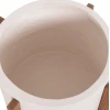 ΓΛΑΣΤΡΑ ΕΣΩΤ.ΧΩΡΟΥ HOFF HM4682.02M FIBER CEMENT ΛΕΥΚΟ-TEAK ΒΑΣΗ Φ40x39Υεκ