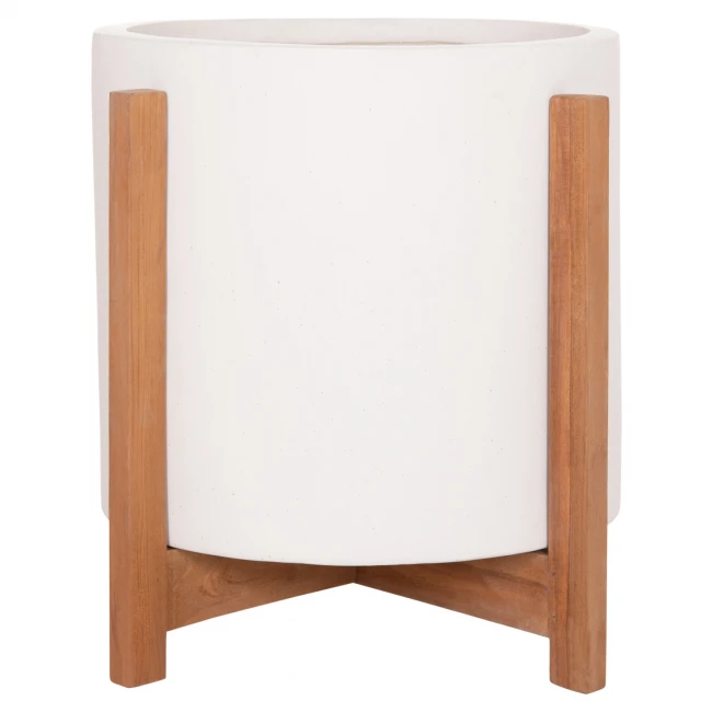 ΓΛΑΣΤΡΑ ΕΣΩΤ.ΧΩΡΟΥ HOFF HM4682.02M FIBER CEMENT ΛΕΥΚΟ-TEAK ΒΑΣΗ Φ40x39Υεκ