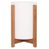 ΓΛΑΣΤΡΑ ΕΣΩΤ.ΧΩΡΟΥ HOFF HM4682.02S FIBER CEMENT ΛΕΥΚΟ-TEAK ΒΑΣΗ Φ33x42Υεκ