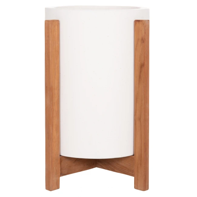 ΓΛΑΣΤΡΑ ΕΣΩΤ.ΧΩΡΟΥ HOFF HM4682.02S FIBER CEMENT ΛΕΥΚΟ-TEAK ΒΑΣΗ Φ33x42Υεκ
