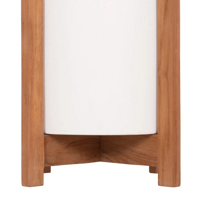 ΓΛΑΣΤΡΑ ΕΣΩΤ.ΧΩΡΟΥ HOFF HM4682.02S FIBER CEMENT ΛΕΥΚΟ-TEAK ΒΑΣΗ Φ33x42Υεκ