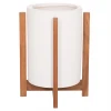 ΓΛΑΣΤΡΑ ΕΣΩΤ.ΧΩΡΟΥ HOFF HM4682.02S FIBER CEMENT ΛΕΥΚΟ-TEAK ΒΑΣΗ Φ33x42Υεκ