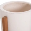 ΓΛΑΣΤΡΑ ΕΣΩΤ.ΧΩΡΟΥ HOFF HM4682.02S FIBER CEMENT ΛΕΥΚΟ-TEAK ΒΑΣΗ Φ33x42Υεκ