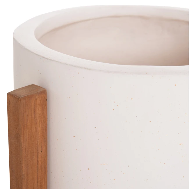 ΓΛΑΣΤΡΑ ΕΣΩΤ.ΧΩΡΟΥ HOFF HM4682.02S FIBER CEMENT ΛΕΥΚΟ-TEAK ΒΑΣΗ Φ33x42Υεκ