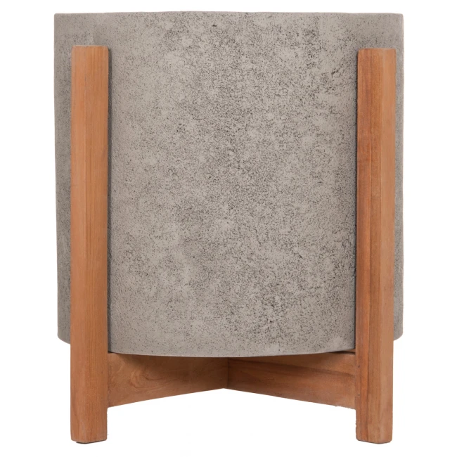 ΓΛΑΣΤΡΑ ΕΣΩΤ.ΧΩΡΟΥ HOFF HM4682.03M FIBER CEMENT ΓΚΡΙ-TEAK ΒΑΣΗ Φ40x39Υεκ