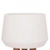 ΓΛΑΣΤΡΑ ΕΣΩΤ.ΧΩΡΟΥ QUAN HM4680.02L FIBER CEMENT ΛΕΥΚΟ--ΒΑΣΗ TEAK Φ38x62Υεκ