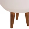 ΓΛΑΣΤΡΑ ΕΣΩΤ.ΧΩΡΟΥ QUAN HM4680.02M FIBER CEMENT ΛΕΥΚΟ--ΒΑΣΗ TEAK Φ35x50Υεκ