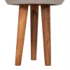 ΓΛΑΣΤΡΑ ΕΣΩΤ.ΧΩΡΟΥ QUAN HM4680.03L FIBER CEMENT ΓΚΡΙ--ΒΑΣΗ TEAK Φ38x62Υεκ