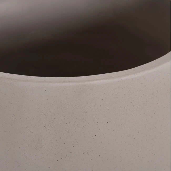 ΓΛΑΣΤΡΑ ΕΣΩΤ.ΧΩΡΟΥ QUAN HM4680.03L FIBER CEMENT ΓΚΡΙ--ΒΑΣΗ TEAK Φ38x62Υεκ