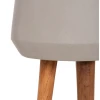 ΓΛΑΣΤΡΑ ΕΣΩΤ.ΧΩΡΟΥ QUAN HM4680.03L FIBER CEMENT ΓΚΡΙ--ΒΑΣΗ TEAK Φ38x62Υεκ