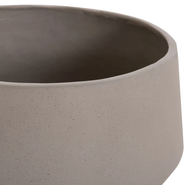 ΓΛΑΣΤΡΑ ΕΣΩΤ.ΧΩΡΟΥ QUAN HM4680.03S FIBER CEMENT ΓΚΡΙ--ΒΑΣΗ TEAK Φ37x36Υεκ