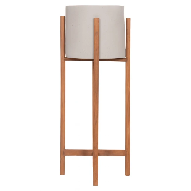 ΓΛΑΣΤΡΑ ΕΣΩΤ.ΧΩΡΟΥ RENTIL HM4684.03L FIBER CEMENT ΧΡΩΜΑ ΓΚΡΙ--ΒΑΣΗ TEAK Φ27x66Υ
