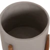 ΓΛΑΣΤΡΑ ΕΣΩΤ.ΧΩΡΟΥ RENTIL HM4684.03S FIBER CEMENT ΧΡΩΜΑ ΓΚΡΙ--ΒΑΣΗ TEAK Φ27x56Υ