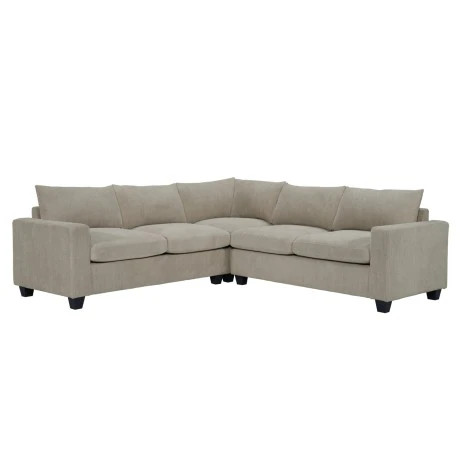 ΓΩΝΙΑΚΟΣ ΚΑΝΑΠΕΣ CALDER HM3286.03 ΜΠΕΖ ΥΦΑΣΜΑ 254x254x91Υεκ.