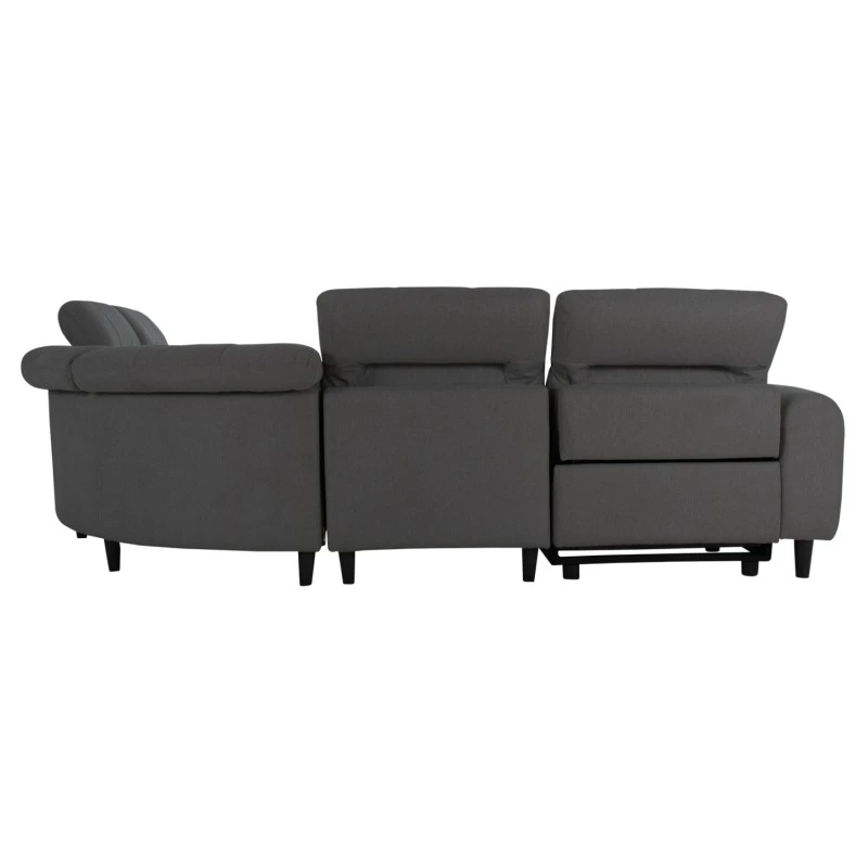 ΓΩΝΙΑΚΟΣ ΚΑΝΑΠΕΣ ΜΕ RECLINE ORACLE HM3290.01 ΓΚΡΙ ΥΦΑΣΜΑ 260x260x90(κάθισμα)x94Υεκ.