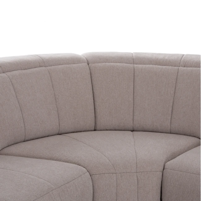 ΓΩΝΙΑΚΟΣ ΚΑΝΑΠΕΣ ΜΕ RECLINE ORACLE HM3290.02 ΜΠΕΖ ΥΦΑΣΜΑ 260x260x90(κάθισμα)x94Υεκ.