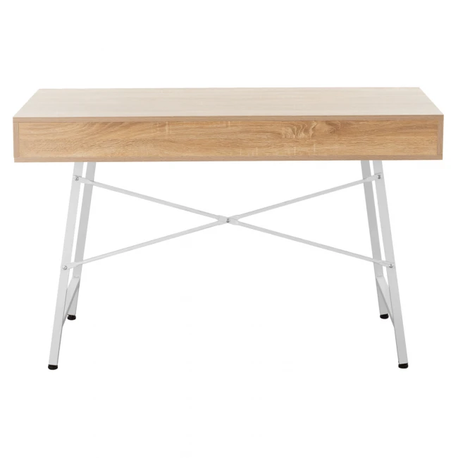 ΓΡΑΦΕΙΟ HM2128.01 SONAMA-ΛΕΥΚΟ ΜΕ ΛΕΥΚΟ ΜΑΤ ΣΚΕΛΕΤΟ 120Χ48Χ76,5 εκ.