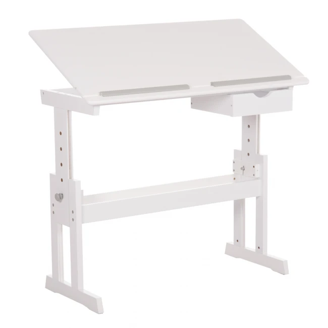 ΓΡΑΦΕΙΟ/ΣΧΕΔΙΑΣΤΗΡΙΟ ASCENT HM18289 MDF ΣΕ ΛΕΥΚΟ 109x55x87,5Υεκ